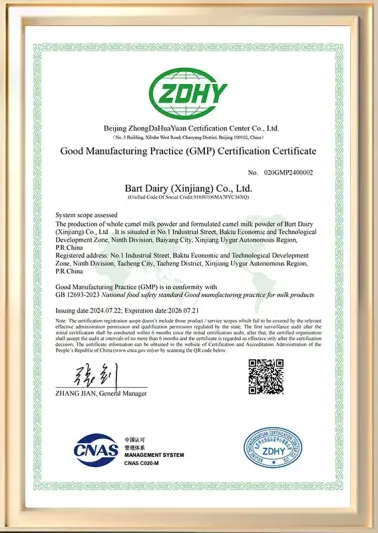 Camel milk powder manufacturer selection guide for importers 2026