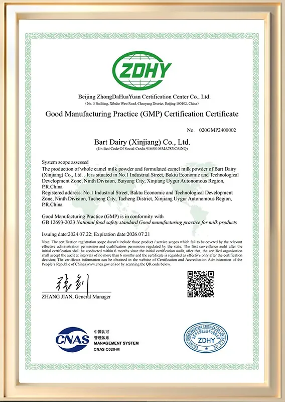 Camel milk powder manufacturer selection guide for importers 2026