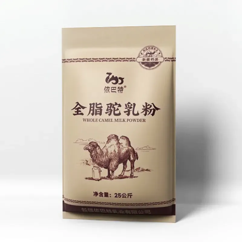 Pure camel milk powder particle size and its effect on dissolution rate